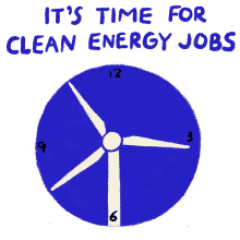 its time for clean energy jobs time clean energy job creation clock