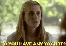 Under The Dome Harriet Arnold GIF - Under The Dome Harriet Arnold Do You Have Any Yogurt GIFs