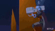 Blast Off Man At Arms GIF - Blast Off Man At Arms Masters Of The Universe Revelation GIFs