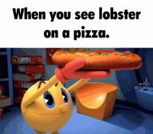 Pacman Pizza GIF - Pacman Pizza Lobster GIFs