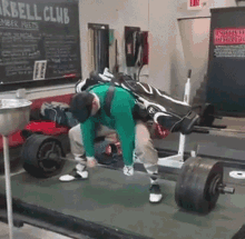 Weightlifting Barbell GIF