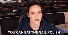 You Can Eat The Nail Polish Edible GIF