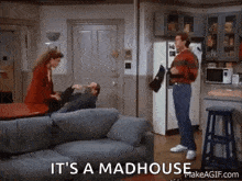 Madhouse Seinfeld GIF - Madhouse Seinfeld Crazy GIFs