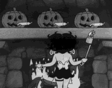 Betty Boop Happy Halloween GIF