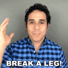 Break A Leg Cameo GIF - Break A Leg Cameo Good Luck GIFs