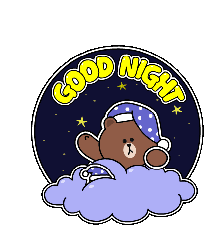 Brown Night Sticker