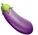Eggplant Emoji Sticker - Eggplant Emoji Stickers