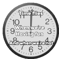 Time Flies When We'Re Having Fun Sticker - Time Flies When We'Re Having Fun Stickers