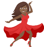 Dancing Woman Joypixels Sticker - Dancing Woman Joypixels Dance Time Stickers