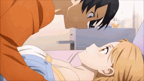 My drawing of Kirito kissing Asuna : r/swordartonline