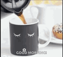 Coffee Mug GIF - Coffee Mug Waking GIFs