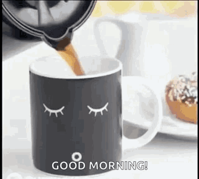 Coffee Mug GIF - Coffee Mug Waking - Discover & Share GIFs