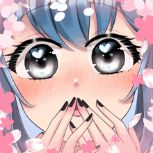 Cloverbunnyvt Anime Blush GIF - Cloverbunnyvt Anime Blush Anime Bunny Girl GIFs
