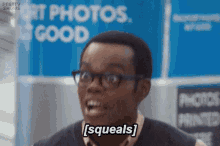 The Good Place Excited GIF - The Good Place Excited Squeal GIFs