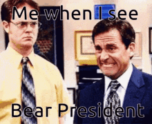 Bear President Gross GIF - Bear President Gross Cringe GIFs