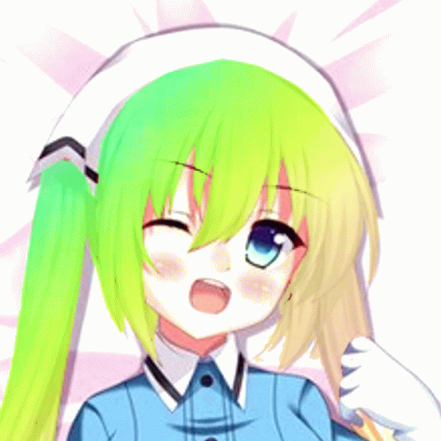 Anime Girl With Rainbow Hair GIFs | Tenor