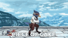 Falco Lombardi Piece Of Cake GIF - Falco Lombardi Piece Of Cake Easy Peasy GIFs