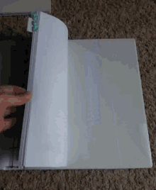 book flipping pages