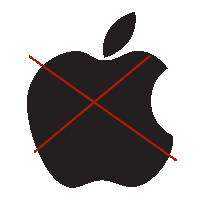 Apple Logo Sticker - Apple Logo Stickers