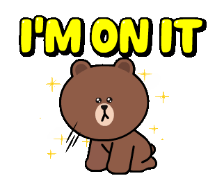 Im On It Brown Sticker - Im On It Brown Bear Stickers