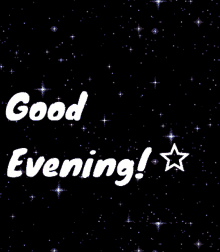 Good Evening Stars GIF - Good Evening Stars Universe GIFs