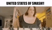United States Of Smash My Hero Academia GIF - United States Of Smash My Hero Academia Fat GIFs