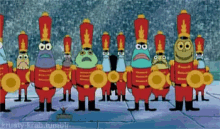 Spongebob Squarepants Band GIF - Band Marching Band Spongebob GIFs