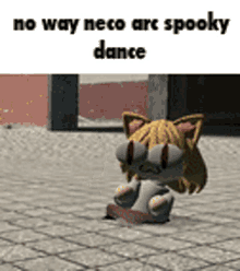 Neco Arc Spooky Dance GIF