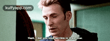 Yeah, I Bet You Look Corrible In Thom Now..Gif GIF - Yeah I Bet You Look Corrible In Thom Now. Chris Evans GIFs