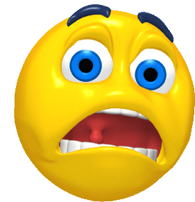 Scared Emoji Sticker - Scared Emoji Stickers