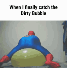 Dirty Bubble Dirty Bubble Challenge GIF - Dirty Bubble Dirty Bubble Challenge Spiderman GIFs