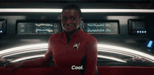 Cool Nyota Uhura GIF - Cool Nyota Uhura Star Trek Strange New Worlds GIFs