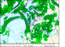 a weather map shows a relative humidity of 700
