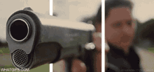 Profesor Xavier GIF - James Mcavoy Points Gun Dont Move GIFs