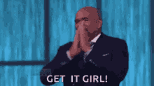 Get It Girl Clapping GIF - Get It Girl Clapping Steve Harvey GIFs