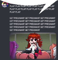 Plap Get Pregnant Sticker - Plap Get Pregnant Discord Stickers