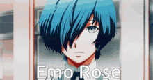 Persona3 Makoto Yuki GIF - Persona3 Makoto Yuki Emo Rose GIFs
