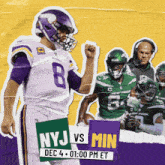 Minnesota Vikings Vs. New York Jets Pre Game GIF - Nfl National Football League Football League GIFs