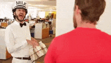 Jake And Amir Milk Man GIF - Jake And Amir Milk Man You'Re The Guy GIFs