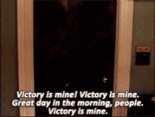 West Wing Victory Is Mine GIF