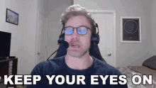 Keep Your Eyes On Dave Olson GIF