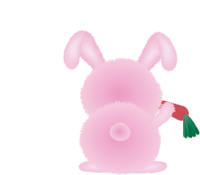 Rabbit Cute Sticker - Rabbit Cute Pink Stickers