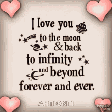 I Love You To The Moon And Back Ily GIF