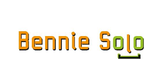 Bennie Solo Text Sticker - Bennie Solo Text Animated Text Stickers