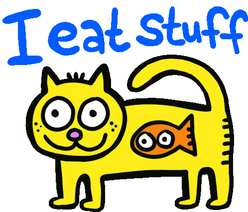 Cat Kitty Cat Sticker - Cat Kitty Cat Goldfish Stickers