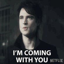 Im Coming With You Dream GIF - Im Coming With You Dream Tom Sturridge GIFs