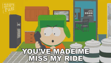 Youve Made Me Miss My Ride Kyle Broflovski GIF - Youve Made Me Miss My Ride Kyle Broflovski South Park GIFs