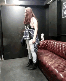Girl Hat GIF - Girl Hat Couch GIFs