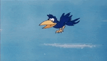 Staflík A špagetka Crow GIF - Staflík A špagetka Crow Flying GIFs