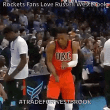 Rockets Fans Love Russell Westbrook GIF - Rockets Fans Love Russell Westbrook GIFs